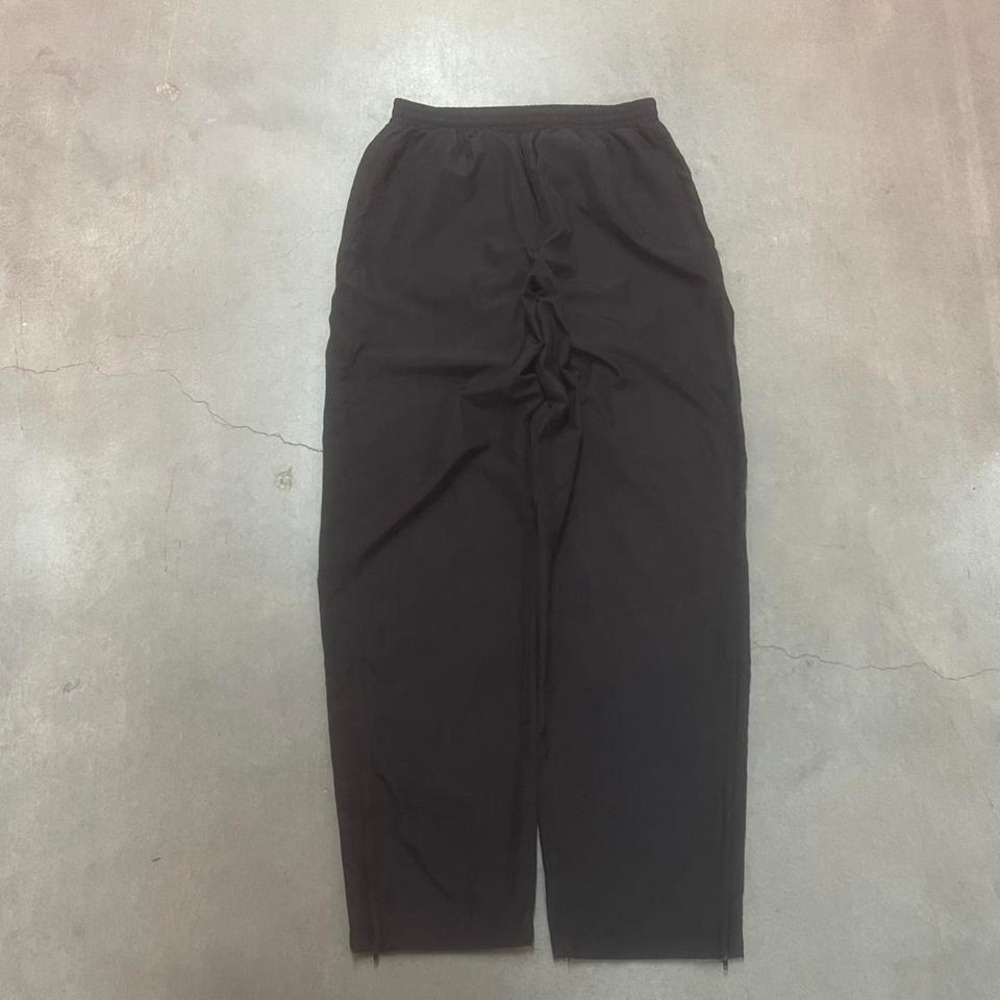 Vintage Nike Agassi men's black track pants loose fit open leg M